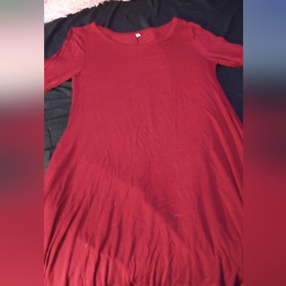 Women's quarter sleeve dress